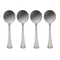 Oneida Melbourne Set of 4 Round Bowl Soup Spoons 18/8 Stainless